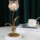 thumbnail image 5 of Candelabros ligeros con base, decoración for la mesa del comedor y el hogar, de cristal., 5 of 6