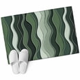thumbnail image 2 of Rectangle Area Rug 2x3ft,Sage Green Gradient Waves Washable Carpet Non-Slip Runner Accent Rugs Indoor Floor Mat for Bedroom Living Room Decor,Abstract Geometric Lines, 2 of 9