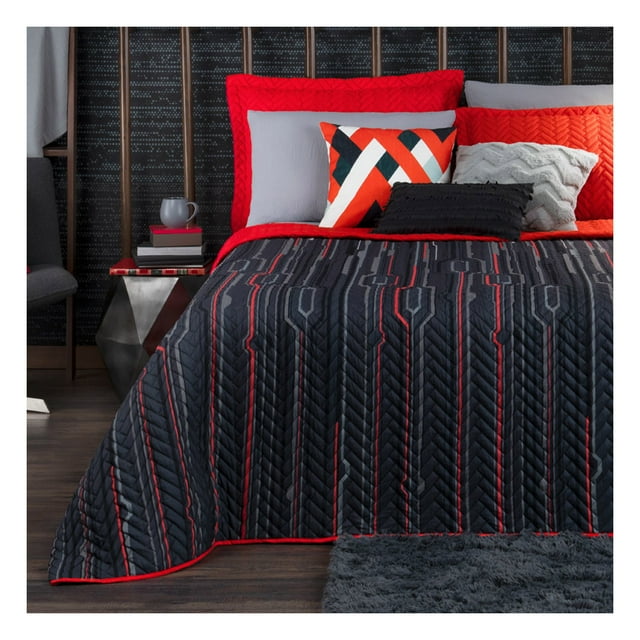 Edredon Ligero Pinsonic 3D con Funda de Almohada Doble Vista Esquimal (Turbo, King Size)