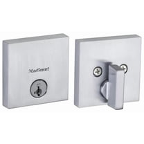 Open Box Kwikset 258Sqt-S Downtown Low Profile Single Cylinder Deadbolt - Chrome