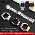 thumbnail image 2 of Correa de caja de metal GX-56 para Casio G-SHOCK Giant G Large Square GX-56BB GXW-56 Pulsera con bisel para hombre Plata Oro Negro Kit de herramientas de modificación, 2 of 5