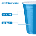 thumbnail image 3 of TG TRIGOLD Plastic Party Cups,Assorted Color,16oz,100count, 3 of 7