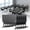 Black, variant on 8 PACK Folding Conference Room Table with Wheels,47.2 IN Modular Conference Tables Seminar Table with Grommet,Stability Enhancement,Fold Up Rolling Conference Table for Office