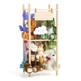 thumbnail image 1 of Organizador de Madera en 2 Niveles para Almacenaje de Peluches Dayacoco, 1 of 8