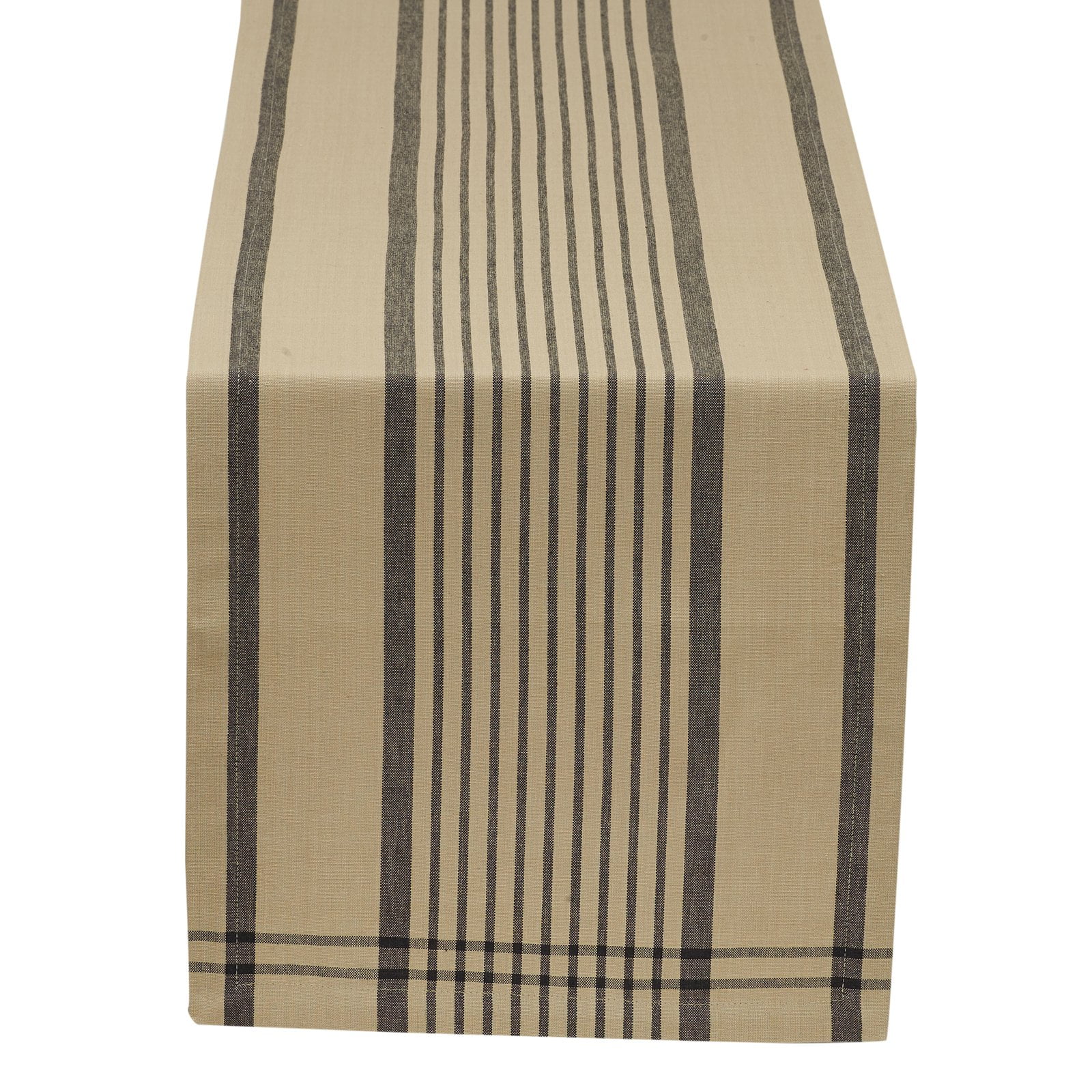 DII Butcher Block Plaid Table Runner