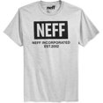 thumbnail image 1 of Neff New World Graphic playera para hombre, gris, grande, 1 of 1