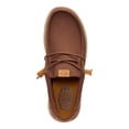 thumbnail image 3 of Zapatos HEYDUDE Wally para hombre, mocasines slip-on marrón, talla 11, 3 of 9