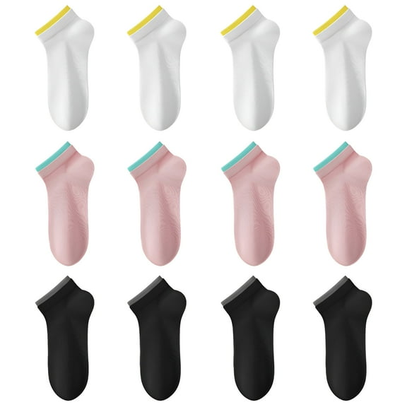 TELOLY 20Pairs Ankle Socks for Women,Cotton Women Socks Size 9-11,Work Socks