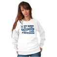 thumbnail image 3 of Us Navy Logo Hubby Defending Freedom Women Plus Size Sweatshirt Brisco Brands 2X, 3 of 5