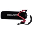thumbnail image 4 of COMICA CVM-V30 LITE Microphone with Super-cardioid Polar Pattern Cold-shoe Design Condenser MIC for Smartphone Camera Red, 4 of 5
