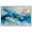 Silver Frame, variant on Ethereal Blue and Gold Canvas Abstract Wall Art by Art Remedy, Gold Frame, 15 x 10