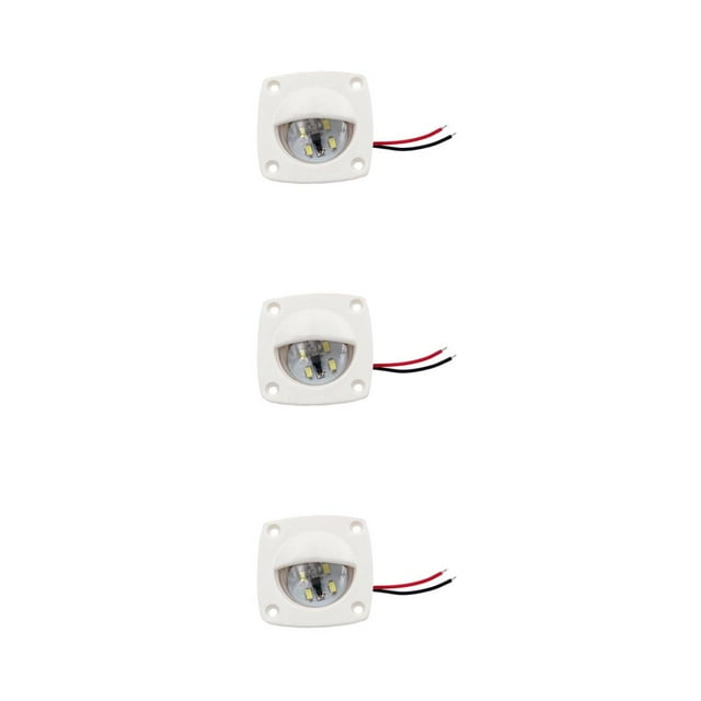relayinert Boat Supplies Wall Lights Black Blue ABS Compact Size 12V 1.5W 1 Piece