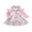 Pink, variant on Arvbitana Baby Girls Cute Easter 3Pcs Outfits Ruffle Long Sleeve Romper + Bunny/Egg Print Suspender Skirt + Headband 3M 6M 9M 12M 18M Newborn Infant Cute Clothes Set