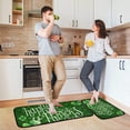 thumbnail image 5 of St.Patrick Day Kitchen Rugs and Mat 2 Pieces Set Cushioned Anti Fatigue Kitchen Mat Non Slip Runner Rug Washable Farmhouse Decor for Indoor Outdoor, 5 of 6