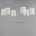 thumbnail image 5 of 32366WTSN Maxim Lighting Huntington - 6 Light Chandelier-32 Inches Tall and 34 Inches Wide-Satin Nickel Finish    -Traditional Installation, 5 of 5