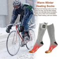 thumbnail image 4 of Heated Socks Rechargeable Electric Battery Unisex Thermal Foot Warmer, 4 of 5