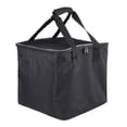 thumbnail image 2 of Bolsa para pelotas de tenis, cesta para recoger pelotas de tenis, bolsa de repuesto para carrito de pelotas de tenis, color negro con asas, 2 of 8
