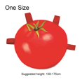 thumbnail image 2 of Hsqqdc 1PC Adult Cute Funy Fruit Print Outfit Set , Unisex Tomato Pattern Jumpsuit,One Size, 2 of 7