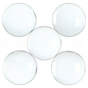CleverDelights 40mm (1 9/16") Round Glass Cabochons - 25 Pack