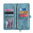 thumbnail image 4 of 1pcs Wallet Case Compatible with IPhone 13/13 Mini/13 Pro/13 Pro Max, 2 in 1 Wallet Protective Flip Cover with Detachable Magnetic Wallet, PU Leather Wallet with Lanyard, 12 Card Slots, 4 of 6