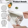 thumbnail image 6 of COEQINE PU Leather Paper Tissue Holder Rectangular Table Dryer Sheet Dispenser Tissue Container 7.95"X4.92"X4.52" for Vanity Countertop Nightstand Office Desk, Love Coffee Vintage, 2 PCS, 6 of 7
