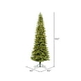 thumbnail image 3 of Vickerman 8.5' x 40" Belmont Balsam Fir Instant Connect Artificial Christmas Pencil Tree, Warm White Dura-Lit® LED Lights, 3 of 5