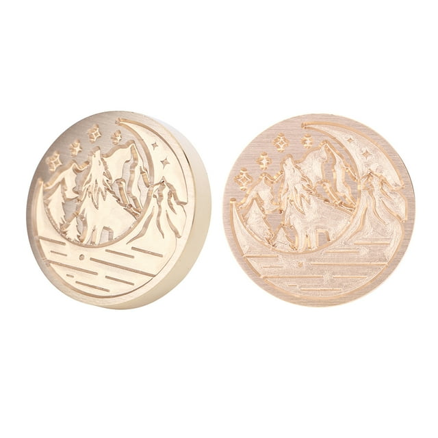 Animal Retro Wax Seal Stamp Head Fire Paint para Invitaciones Boda (DW17)