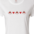 thumbnail image 4 of Inktastic Sock Monkey Heart Border Women's T-Shirt, 4 of 5