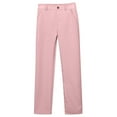thumbnail image 2 of Huowey Baby Girls Pants Kids Dress Pants Trousers High Stretchy With Pockets Size 5-14 Years Soft Dailywear, 13-14 Years, 2 of 8