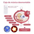 thumbnail image 2 of KIDDOS Brazo Móvil Musical para Cuna Sonajero Giratoria con Proyector de luz Color rosa, 2 of 5