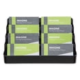 thumbnail image 3 of 8-Tier Recycled Business Card Holder, Holds 400 Cards, 7.88 X 3.88 X 3.38, Plastic, Black | Bundle of 10 Each, 3 of 7