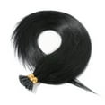 thumbnail image 3 of SEGO I Tip Human Hair Extensions Cold Fusion off Black 100 Strands Soft Straight Remy Hair Pre Bonded Stick Shoelace Tips, 3 of 7