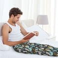thumbnail image 5 of Sikiie Moose Squirrel owls tree Pajama Pants Men, PJ Bottoms, Sleep & Lounge Pants-Large, 5 of 6