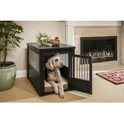 New Age Pet ECOFLEX Dog Crate & End Table, Indoor Pet Kennel Furniture Style