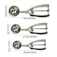 thumbnail image 2 of HWRETIE Stained Glass Dragonfly Charm - Ice Cream Spoon Stainless Steel Spring Handle Masher Stainless Steel Fruit Scooper, 2 of 8