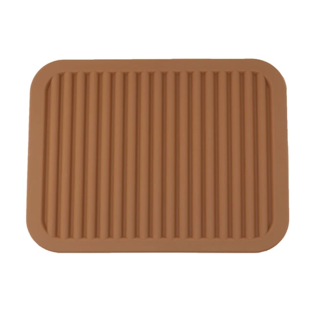 CAROOTU Silicone Insulation Mat Pot Meal Plate Mat Non-Slip High Temperature Resistant Kitchen Table Thickened Placemat