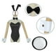 thumbnail image 4 of Disfraz de conejita para mujer, traje Senpai de conejita, falda, cuello, anillos en la manga y talla Ar para todos-AM, 4 of 4