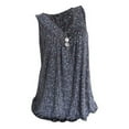 thumbnail image 3 of Sinhoon Plus Size Women Loose Tank Tops Vest Blouse Cami Camisole Casual Beach Sleeveless T-Shirt Ladies Loose Casual Tunic Tops, 3 of 4