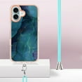 thumbnail image 2 of Case for Samsung A55 case,Shiny IMD Marble Pattern Lanyard Case for Girls,Enhanced Camera and Screen Protection Cover, 2 of 6