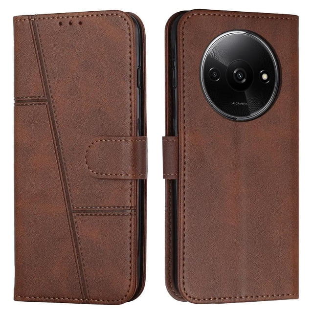 Funda Flip para FOXDOCK Xiaomi Redmi A3 – Carcasa delgada y resistente a impactos con soporte para uso diario y profesional