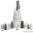 thumbnail image 2 of Ateco 407 Universal Pastry Coupler and Cap Set  7 Piece Set  Works with 250 Ateco decorating Tubes plus tips from other brands, 2 of 2