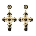 thumbnail image 2 of Personality Romantic Retro Diamond Luxur Metal Earrings Ladies Jewelry Gift, 2 of 9