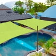 thumbnail image 2 of Yescom 2 Pack 18x18 Ft 97% UV Block Square Sun Shade Sail Canopy Outdoor Backyard Pool, 2 of 10