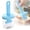 Blue, variant on Silicone Oil Brush with Bottle Heat Resistant Basting Brushes, Sauce Bottle Barbecue Brush for Cooking Baking Grilling BBQ Kitchen Gadgets (Blue)