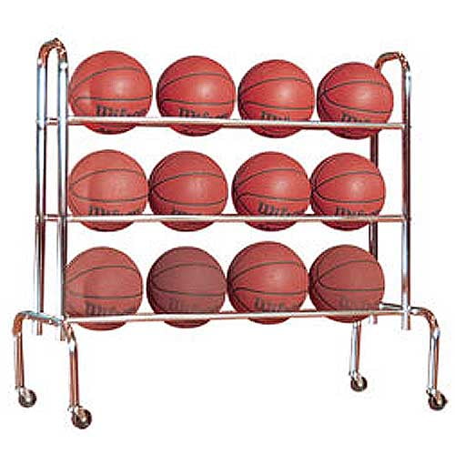 First Team Economy 12 Basketball Carrier Storage Rack