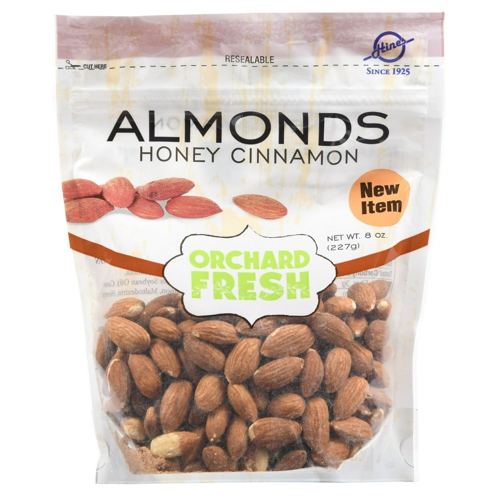 Honey Cinnamon Almonds 8 oz