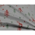 thumbnail image 5 of oneOone Rayon Gray Fabric Christmas Doodle Craft Projects Decor Fabric Printed By The Yard 56 Inch Wide, 5 of 5