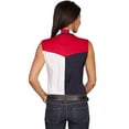 thumbnail image 2 of Scully RangeWear Womens Red 100% Cotton Flag Sleeveless Western Shirt L, 2 of 2