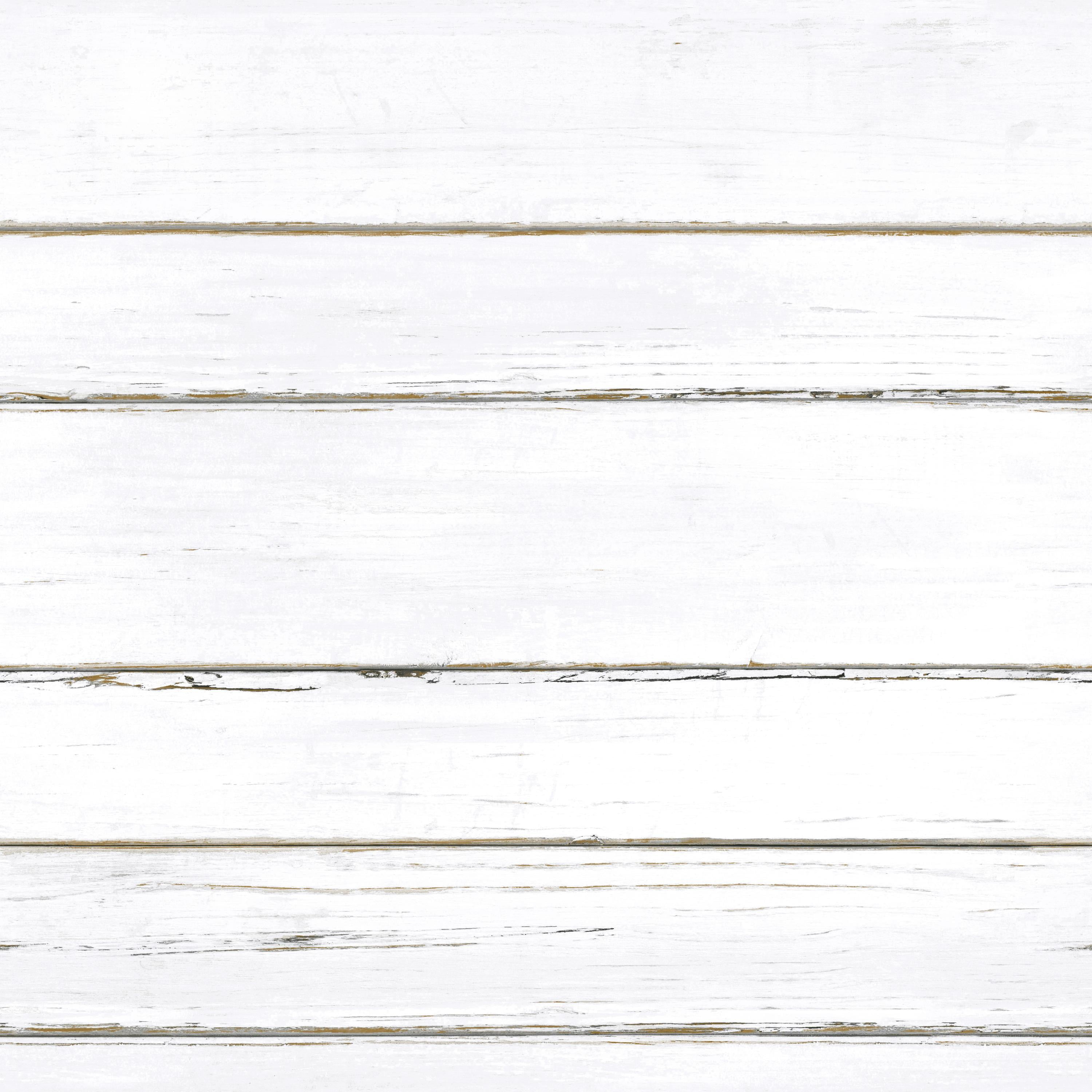 RoomMates White Shiplap Peel and Stick Wallpaper