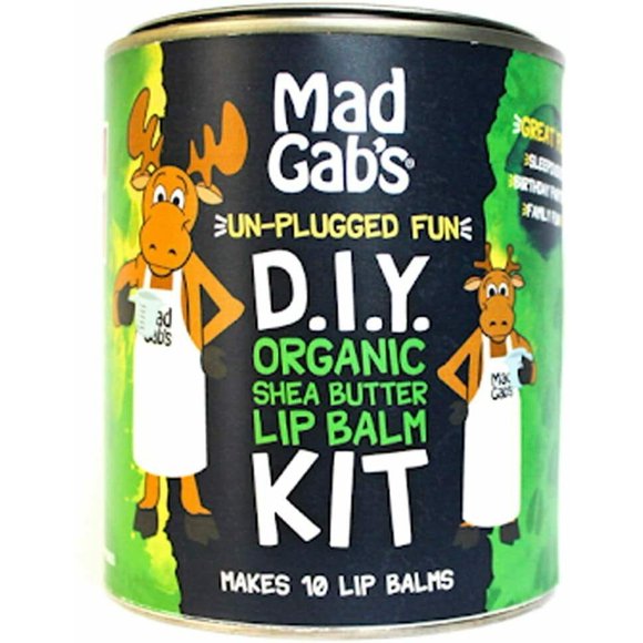 Mad Gab's Do It Yourself Organic Shea Butter Lip Balm Kit